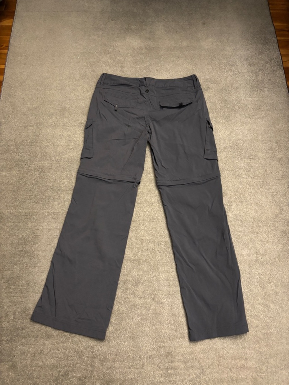 Prana Sage 3 in 1 Convertible Pants Coal Grey Women’s - Picture 3 of 9